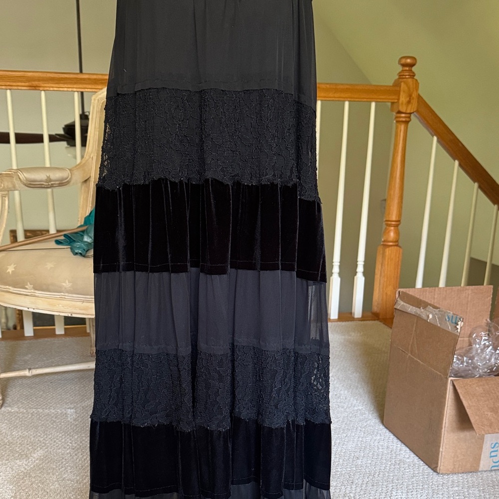 NWOT MULTI FABRIC SKIRT